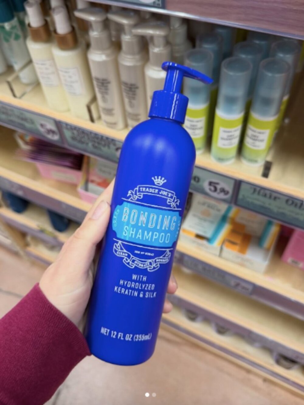 Trader Joe's Bonding Shampoo NEW NWT